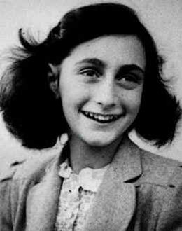 Portrait of author Anne Frank